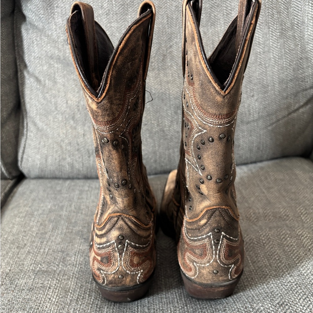 Caborca Brand Womans Distressed Boots Sz 7.5 - Picture 3 of 13